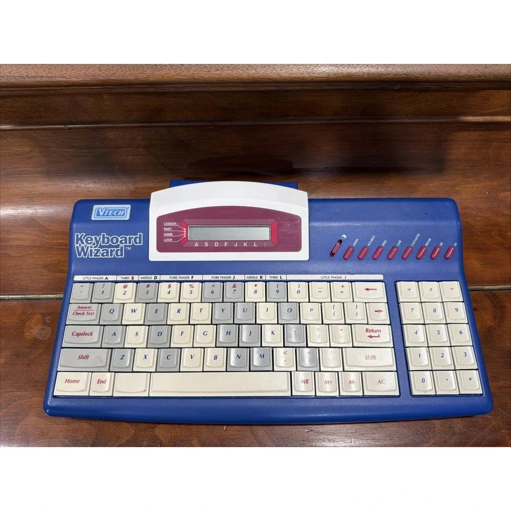 RARE Vintage VTECH Smart Play Keyboard Wizard Ablac WORKS